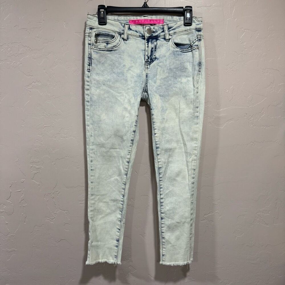 Tinseltown Size 1 Raw Hem Denim Jeans